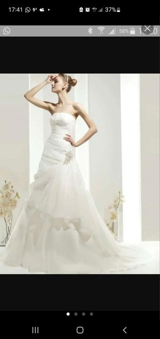 Vestido de novia.
