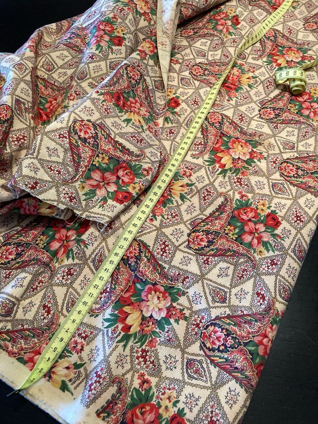 Tela estampada vintage