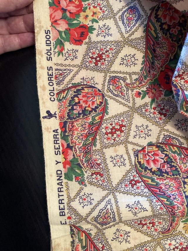 Tela estampada vintage