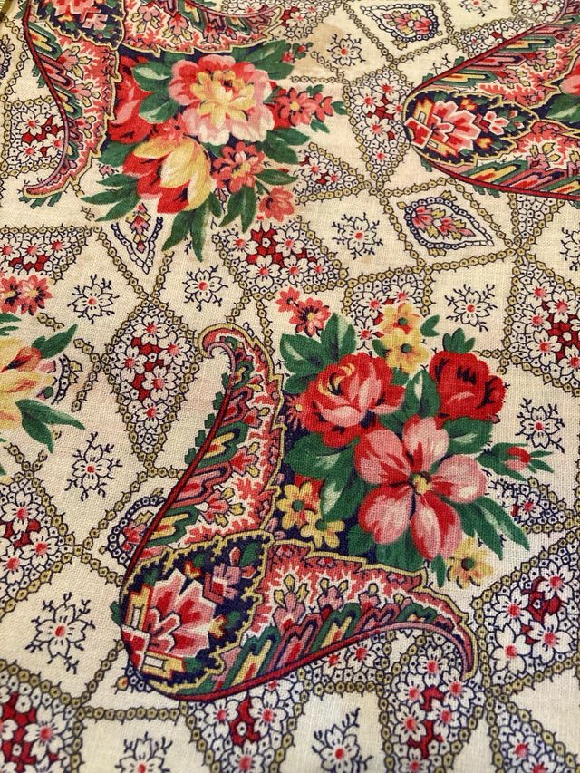 Tela estampada vintage