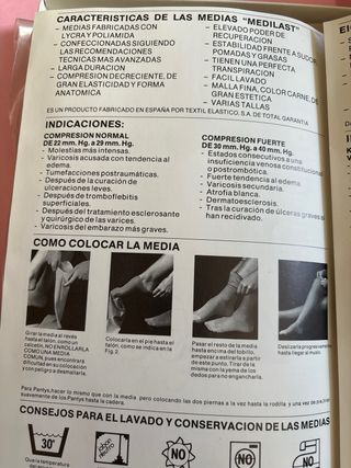 Pantys T.3 de compresión fuerte de Medilast