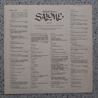 LP Doble-Richard Strauss: Ópera "Salomé" (1979)