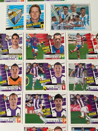Lote cromos Liga Este 2013/2014 Panini