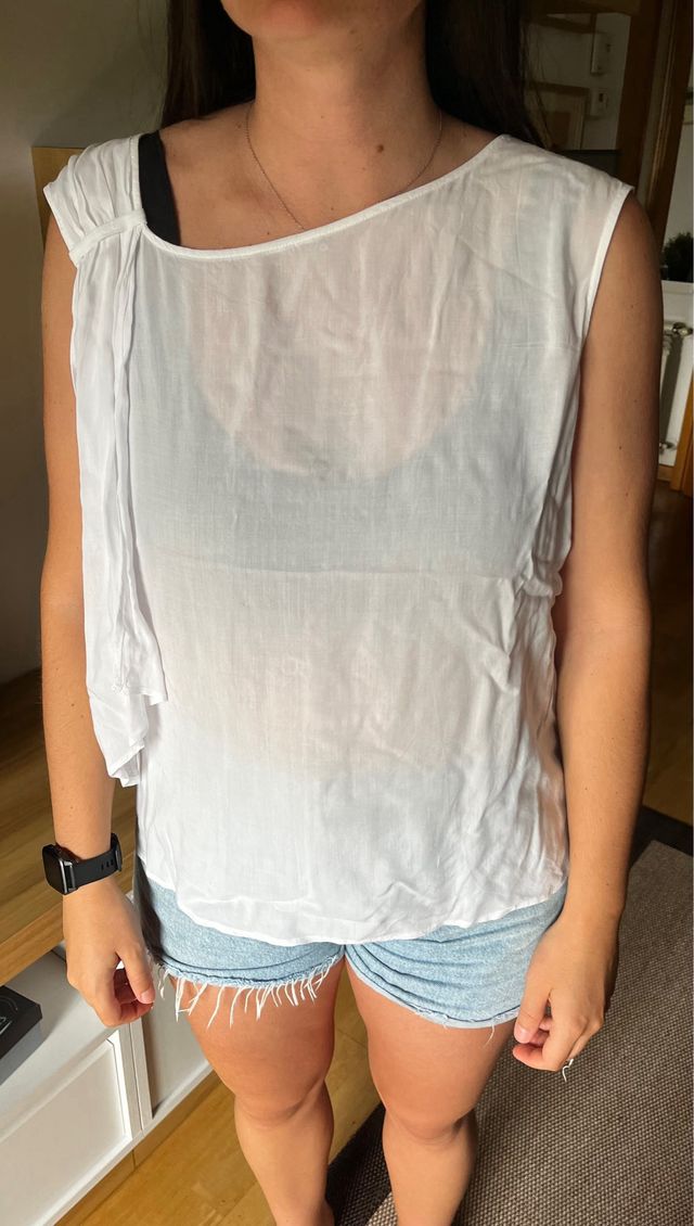 Camisa zara sin mangas