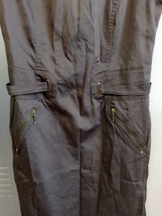 Vestido verano verde militar 