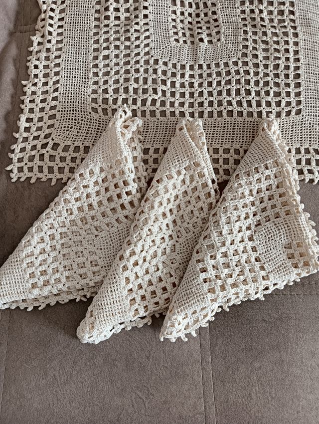 Juego Paños Ganchillo (4 Uds)