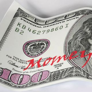 Cuadro MONEY NEVER SLEEP 93CM