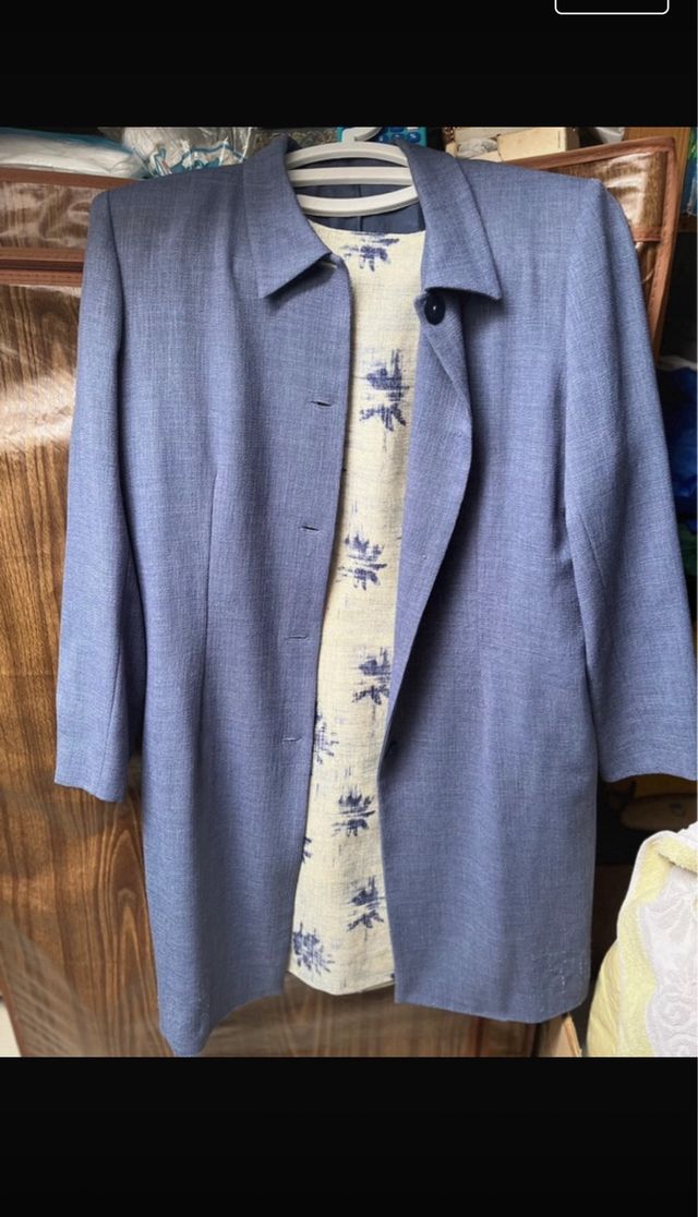 Conjunto de vestidoy abrigo