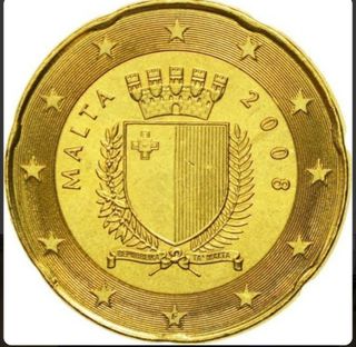 20 CÉNTIMOS "MALTA 2008 "