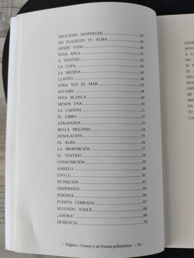 OFERTA ¡¡¡¡  3x2 PALPITO. VERSOS. AMPARO CERVANTES