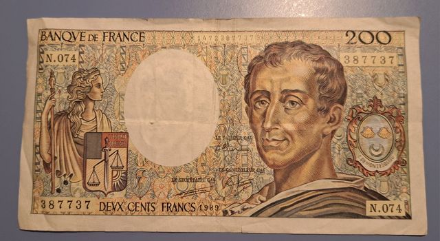 Banconota da 200 Franchi francesi 