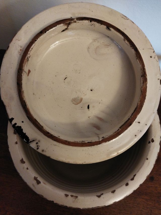 Vaso Albarello maiolica caffè