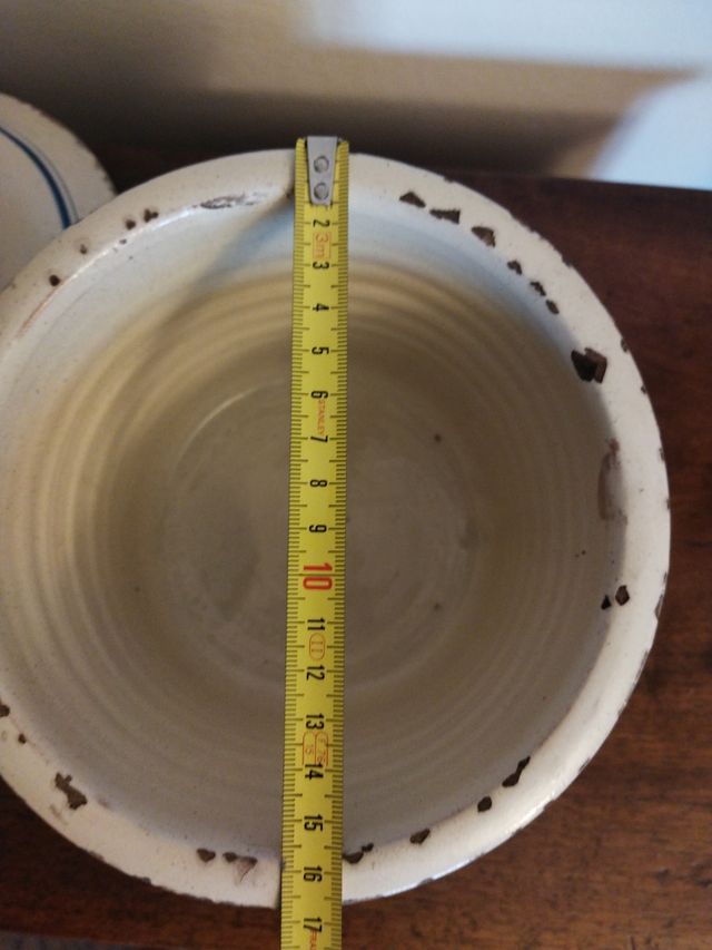 Vaso Albarello maiolica caffè