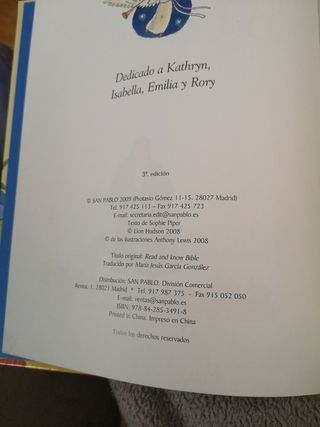 LA BIBLIA Versión infantil