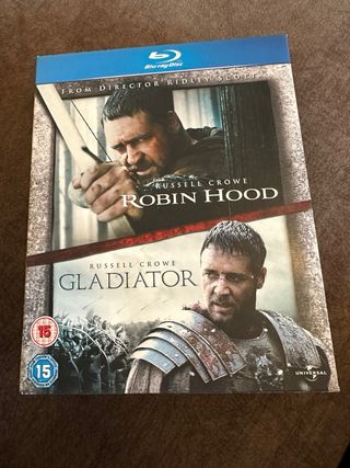 Pack Bluray Gladiator y Robin Hood