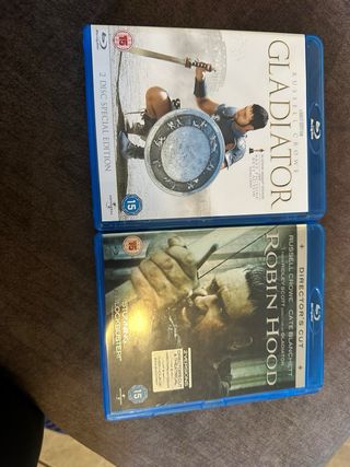 Pack Bluray Gladiator y Robin Hood