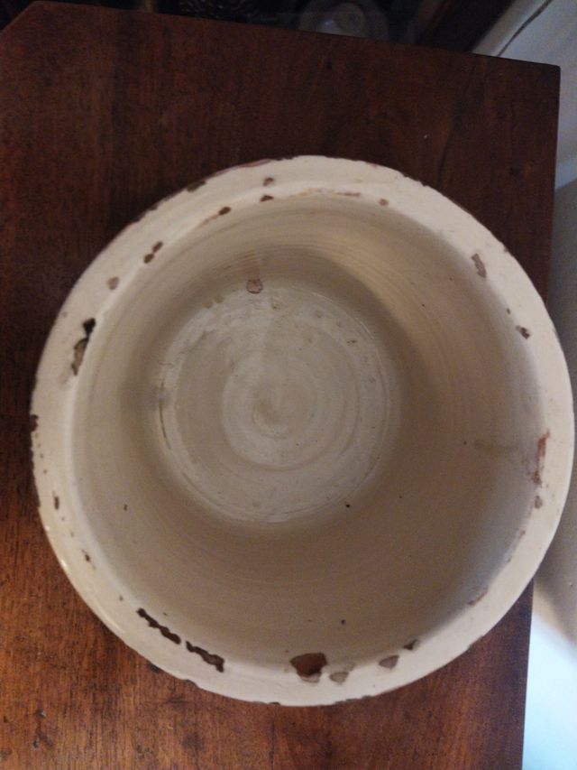 Vaso Albarello in maiolica Rosmarino