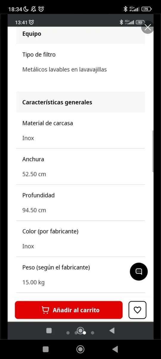 Campana extractora decorativa