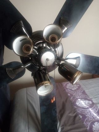 Lámpara ventilador