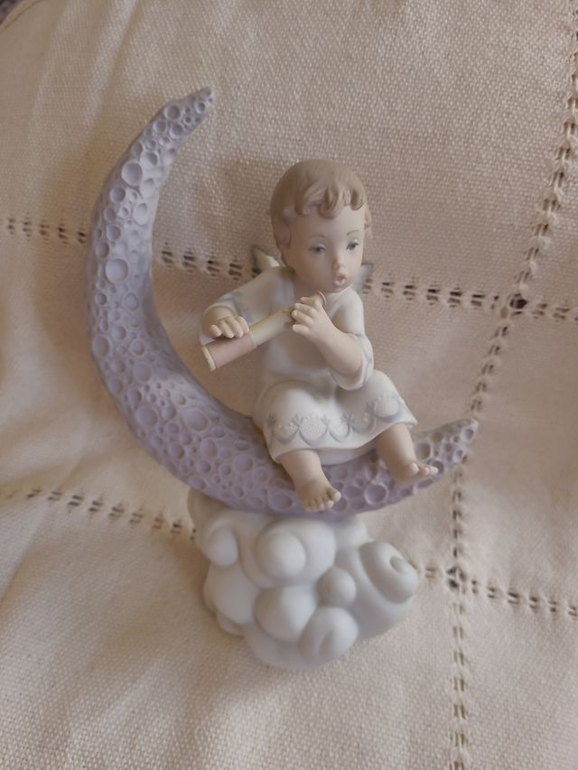 Figura Lladró Niño y Luna