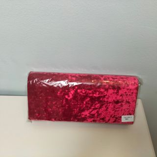Bolso ceremonia terciopelo rojo