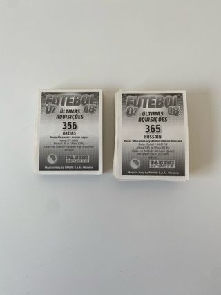 Lote 131 cromos panini Futebol 2007-2008