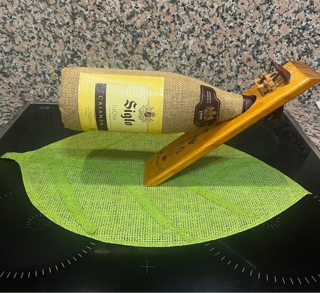 Sujeta botella artesanal