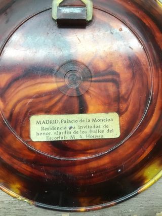 Plato jardin de los frailes del escorial