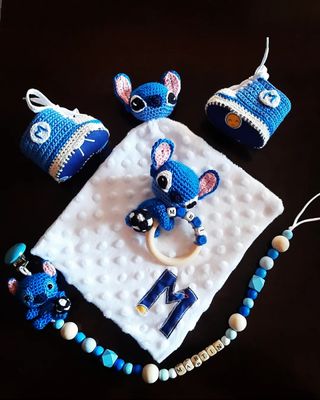 Tarta de pañales de Stich