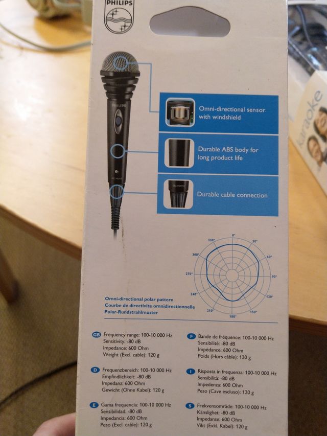 Duo micrófonos Philips
