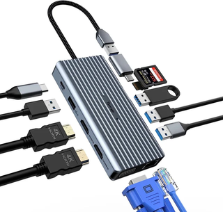 Hub USB C 12 EN 1 100W PD 4K NUEVO