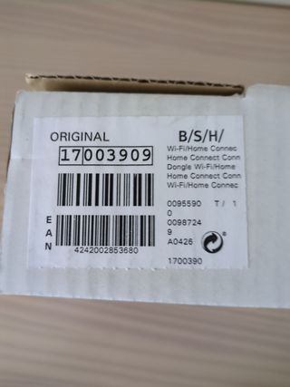 Bosch Home Conect cable adaptador