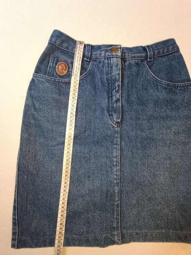 Gonna vintage in denim Trussardi jeans