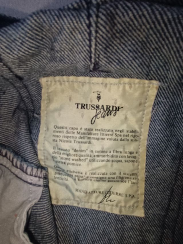 Gonna vintage in denim Trussardi jeans