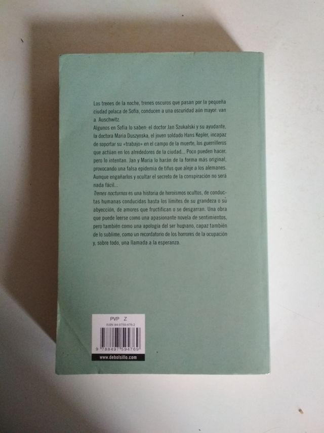 Libro. Bárbara Wood. Trenes nocturnos