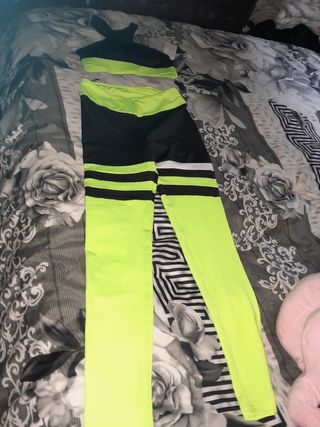 Mallas y top talla S 