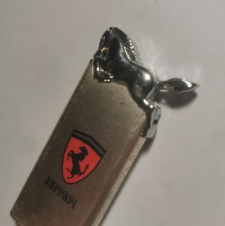 Accendino Ferrari vintage ricaricabile formula uno