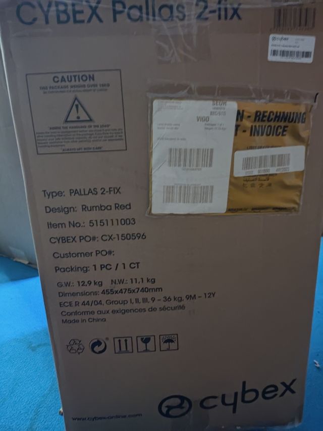 Silla Cybex pallas 2 fix