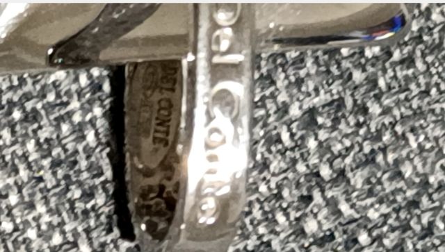 Ciondolo argento 925 marchio Del Conte