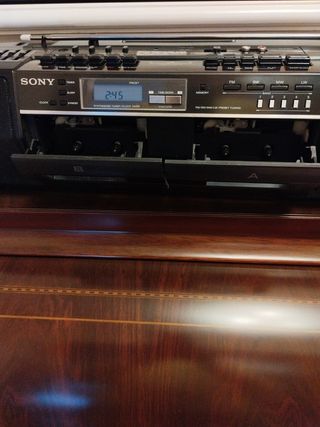 Radiocasete Sony