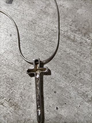 Crocifisso stilizzato argento 925