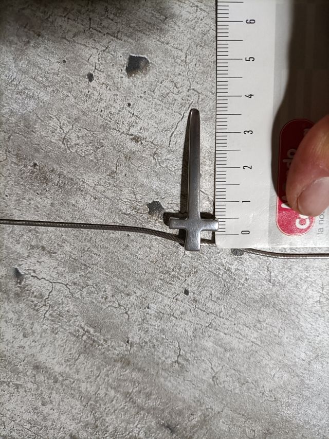 Crocifisso stilizzato argento 925