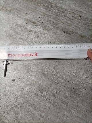 Crocifisso stilizzato argento 925