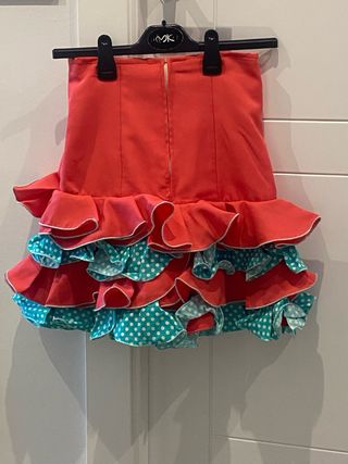 Falda flamenca niña