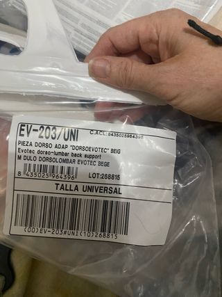 Faja Dorsolumbar EVOTEC talla unica 