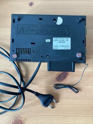 Radio Despertador Vintage Philips D3142