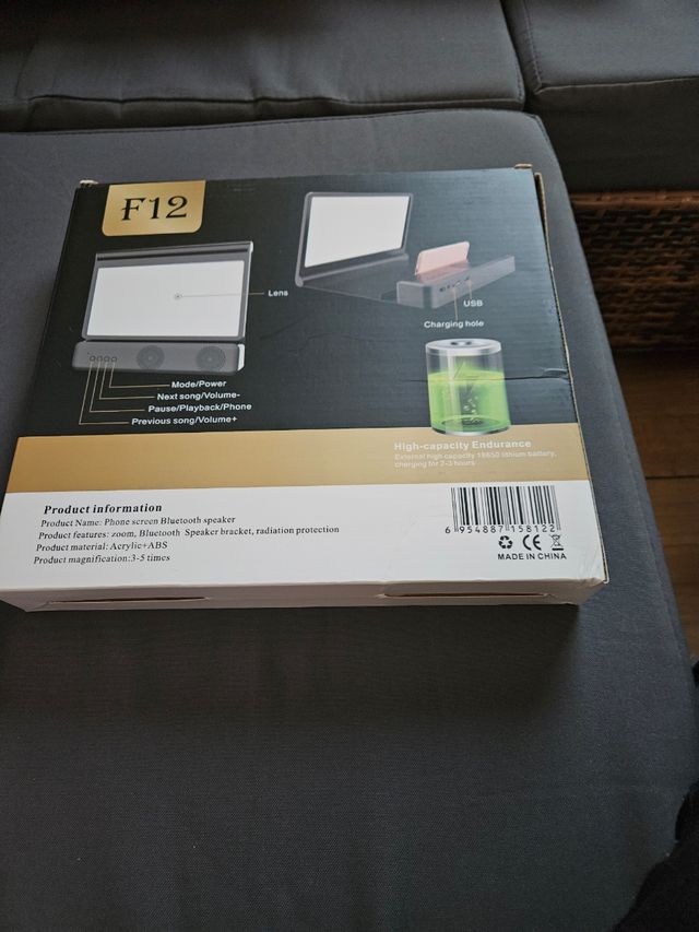 Amplificador pantalla móvil con altavoz