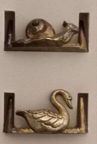 Segnaposto silver plated.