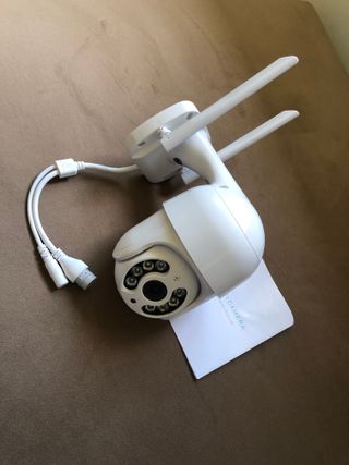 Camâra WiFi rotativa externa 5MP auto traking