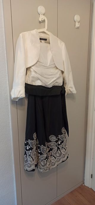 Vestido largo de fiesta.3 piezas. Talla 42